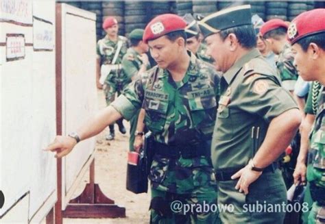 Pin On Prabowo Muda Kopassus