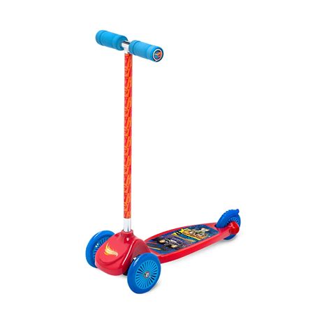 Patinete Hot Wheels Vermelho 3 Rodas Alumínio F0055 1 fun no Shoptime