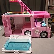 Barbie Mobilier Camping Car de Rêve 3 en 1 pour poupées véhicule