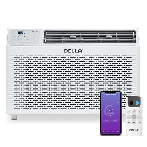 DELLA 10000 BTU Energy Saving Window Air Conditioner, Whisper Quiet AC ...