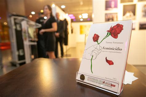 Agência ALESC LANÇAMENTO LITERÁRIO Feminicídio Aspectos e