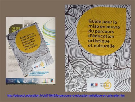 Exemple De Parcours D éducation Artistique Et Culturelle