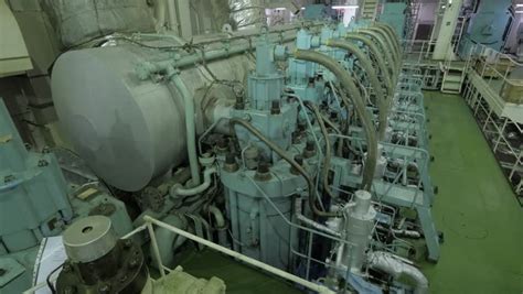 Engine Room Of Large Ship. Loud Noise. Stock Footage Video 21564556 | Shutterstock