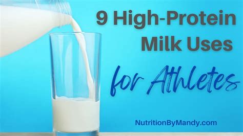 9 High-Protein Milk Uses for Athletes - Nutrition By Mandy