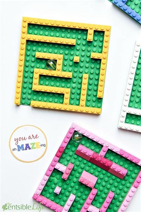 How to Make a LEGO Marble Maze | Tonya Staab