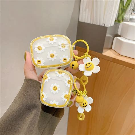 Case Airpods Daisies Airpods Flower Earphone Case Airpod Pro Case