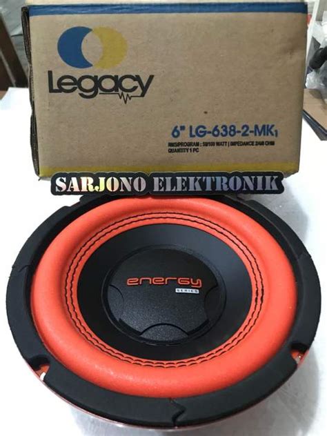 Speaker Subwoofer Inch Legacy Energy Lg Mk Double Coil