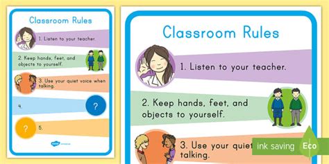 30 Classroom Rules for a Happier Classroom - Twinkl