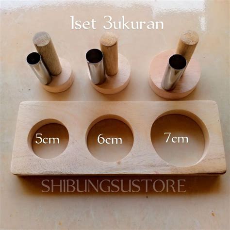 Jual Cetakan Donat Kayu Cetakan Donat Set Ukuran Shopee Indonesia