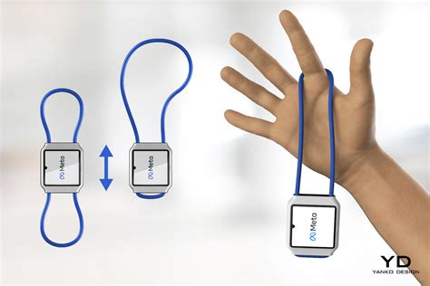 Meta Band Smartwatch 3d Renders Based On Patents Are Here