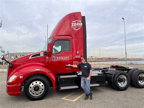 Knight Swift To Use Kenworth T680e Bev At Southern California Port