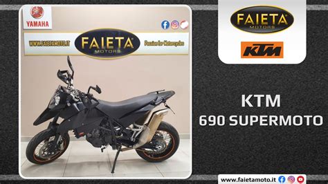 Faieta Motors Usato Ktm 690 Supermoto Anno 2007 YouTube