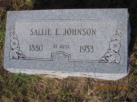 Sarah Elsie Sallie Stout Johnson Find A Grave Reminne