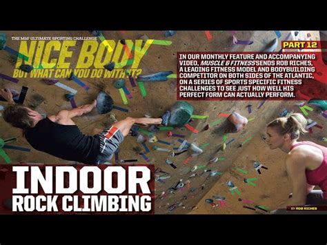 Rock Climbing Makes You Fit