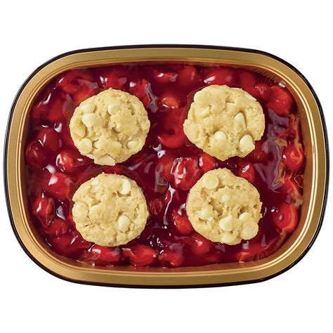 Meal Simple by H-E-B Dessert - White Chocolate Macadamia Nut Cookie Cherry Cobbler - Shop ...