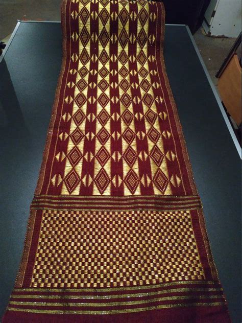 Pm001 African Woven Manjak 185 30 Cm Senegal Rite Funeraire