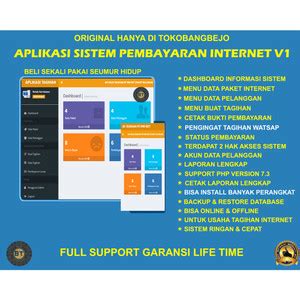 Jual Ada APLIKASI WEB SOURCE CODE SISTEM INFORMASI TAGIHAN INTERNET RT