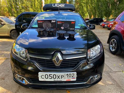 ( Улучшение Музыки с AMP 🔊🎶) — Renault Logan (2G), 1,6 л, 2016 года ...