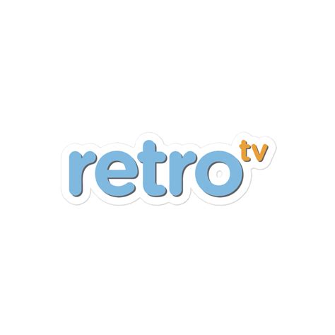 Retro TV Logo Sticker — Get After It Media