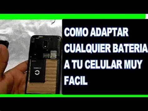 Como ADAPTAR Cualquier BATERIA A Tu Celular Facil Sin Cables Ni