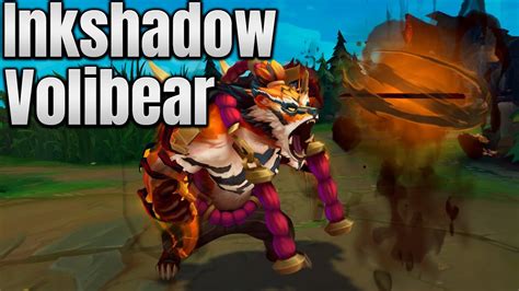 Inkshadow Volibear Volibear tinta sombría Skin Preview l League of