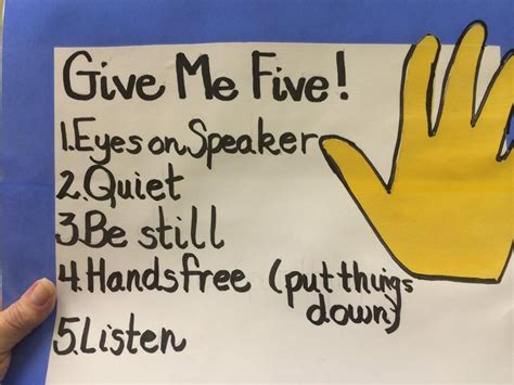 Give Me Five Give Me Five Give It To Me 1st Day Of School Back