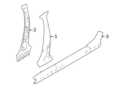 Nissan Altima Center Pillar Reinforced Driver S Side Lh