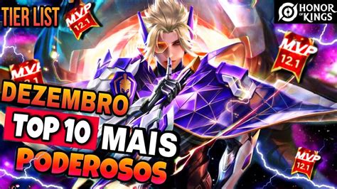 TOP 10 HERÓIS MAIS PODEROSOS DO MÊS DE DEZEMBRO TIER LIST ATUALIZADO