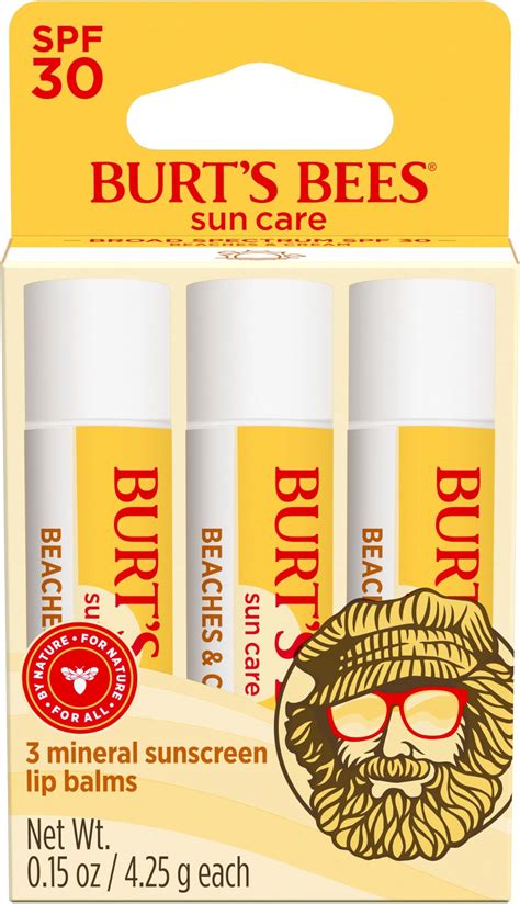 Amazon Burt S Bees Beaches Cream Sun Care Spf Lip Balm