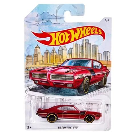 Carrinho Hot Wheels Pontiac Gto Mattel Carrinho De Brinquedo Magazine Luiza