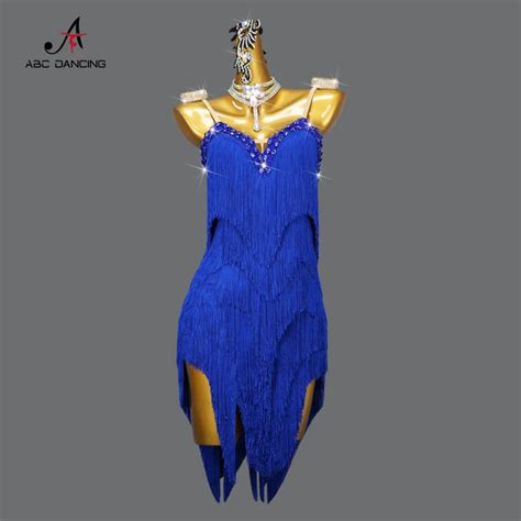 Novo Vestido De Dan A Latina Franja Traje Das Mulheres Competi O Sexy