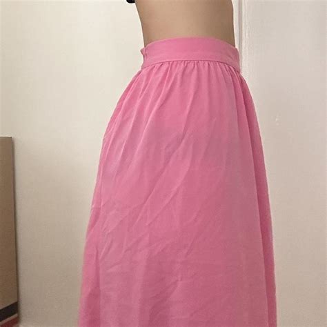 Hot Pink Maxi Skirt Perfect For The Barbie Movie Depop