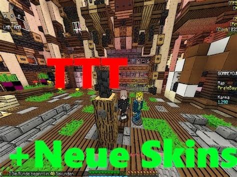 Ein Paar Runden Minecraft Ttt Neue Skins Youtube