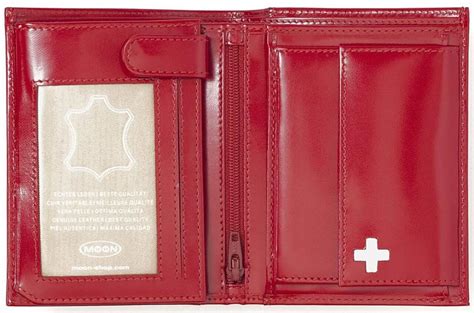 Portemonnaie Moon Swiss Cross Red