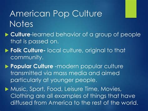 American Popular Culture