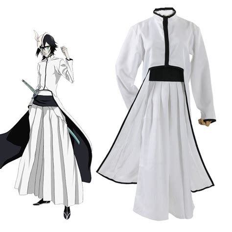 Bleach Costume Ulquiorra Cifer Cosplay Kimono Full Outfit For Men And