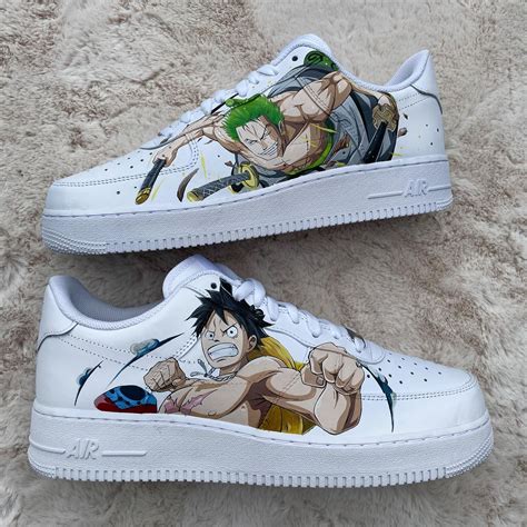 One Piece Luffy X Zoro Air Force 1 Custom Nike Air Force Unique