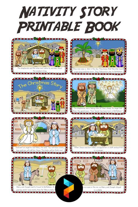 Nativity Story Printable Book Nativity Story Printable The Nativity