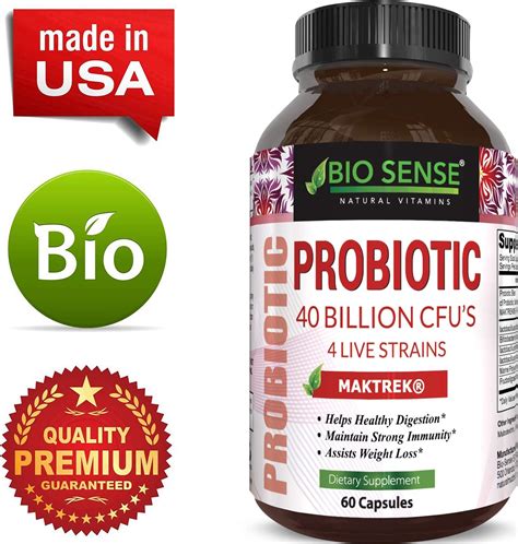 Bio Sense Probiotics For Women And Men Beneficial Bacteria Supplement