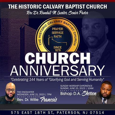 Calvary Baptist Church Celebrates 144th Anniversary | Calvary Baptist ...