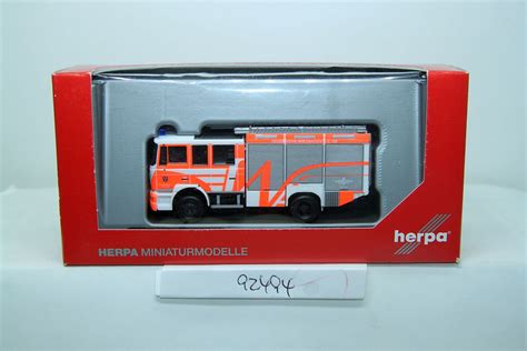 Herpa Man M L Schfahrzeug Feuerwehr Wiesbaden Epoche Vi