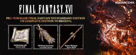 " FINAL FANTASY XVI YA DISPONIBLE PARA PC A TRAVÉS DE STEAM Y EPIC ...