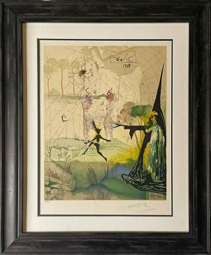 Salvador Dali Original Lithograph Limited Edition Hand 7775 On Feb