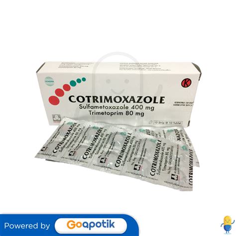 Cotrimoxazole Promed Mg Tablet Kegunaan Efek Samping Dosis Dan