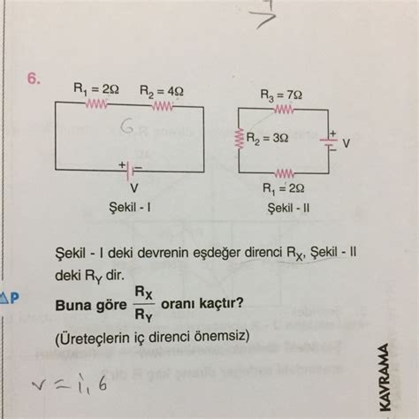 10 Sınıf Seri Ve Paralel bağlı devreler Açıklaması ile çözümü