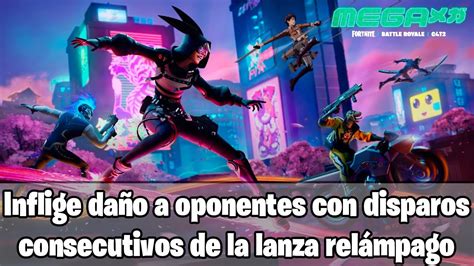 Fortnite Inflige daño a oponentes con disparos consecutivos de la