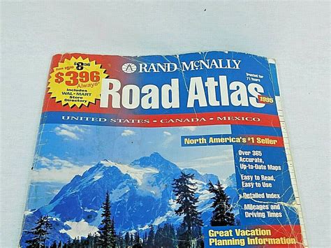 Rand McNally 1995 Road Atlas and Trip Planner United States-Canada ...