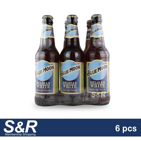 Blue Moon Belgian White Belgian Style Wheat Ale 330mL X 6pcs Shopee