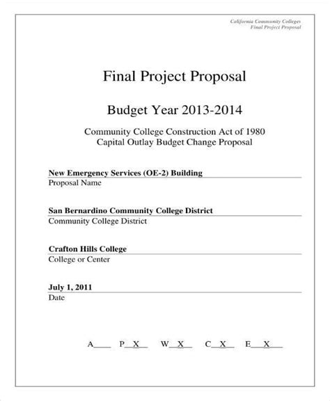 9+ College Project Proposal Templates - PDF, Word