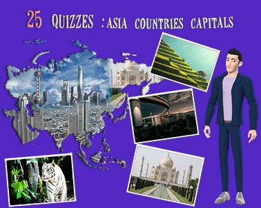 Capitals of Asia quiz | Geography Quiz Games